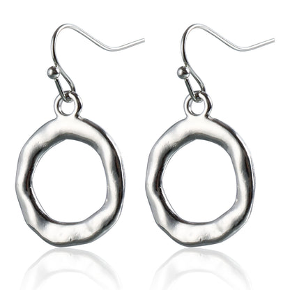 Geometric Hollow Stud Earrings