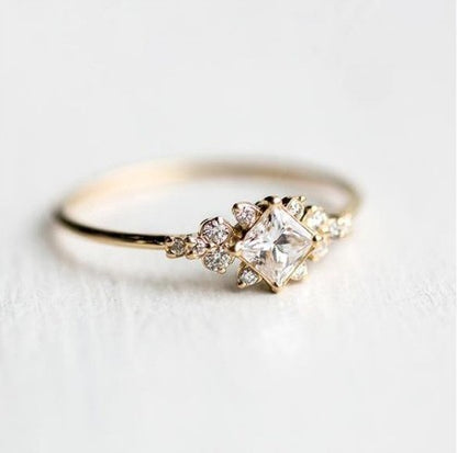 Elegant Wish Zircon Ring