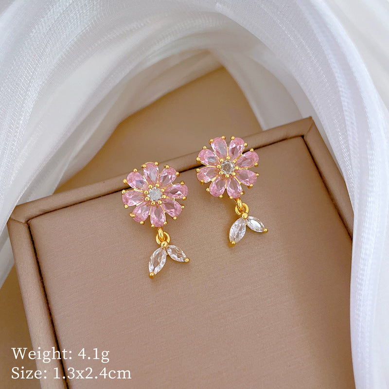 Light Luxury Diamond Necklace Set