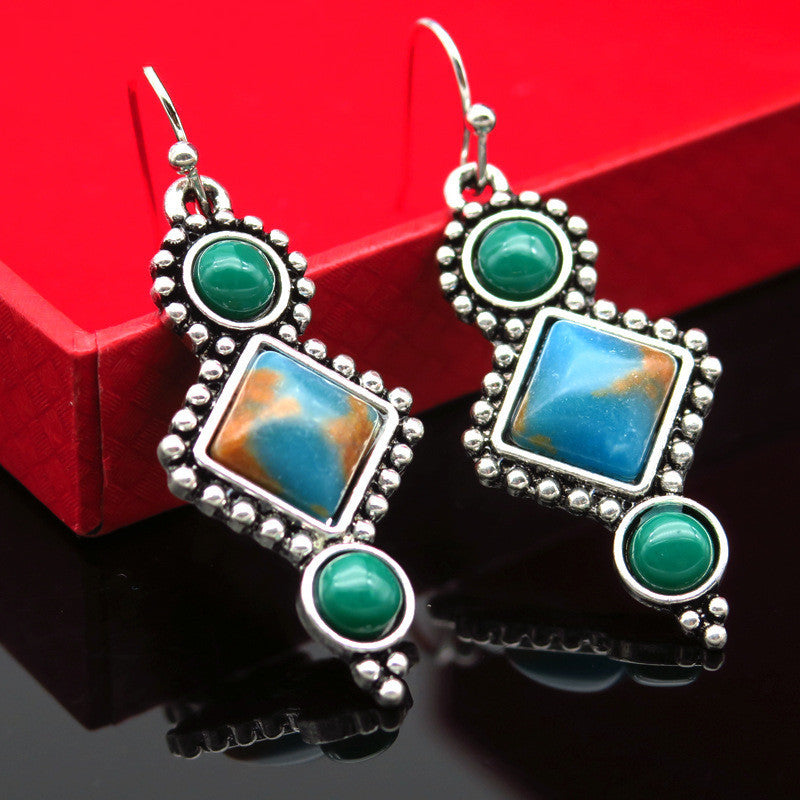 Vintage Thai Dragon Earrings