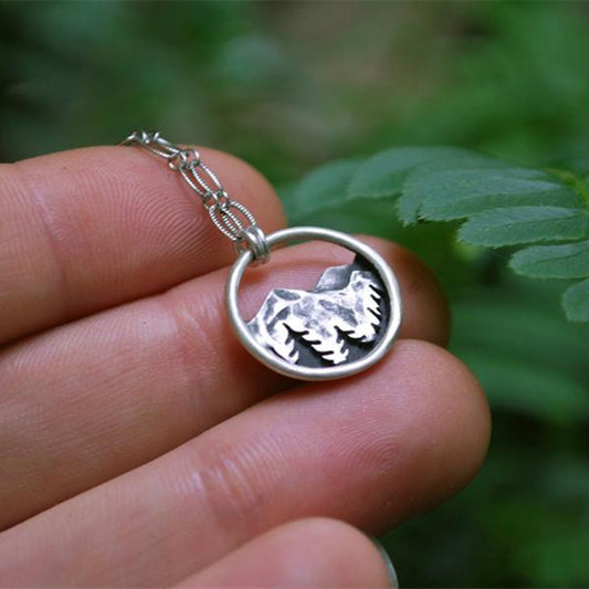 Dreamer Silver Mountain Necklace