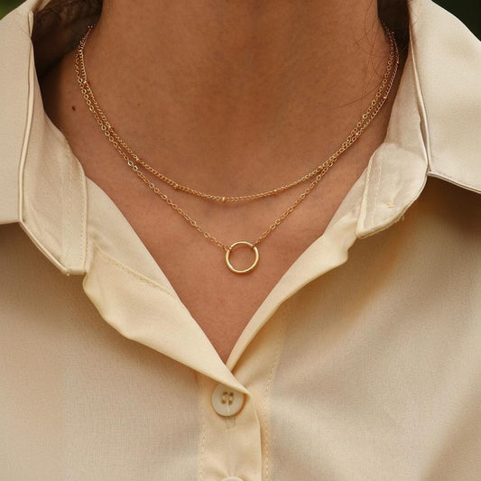 Elegant Multi-layer Chain Necklace