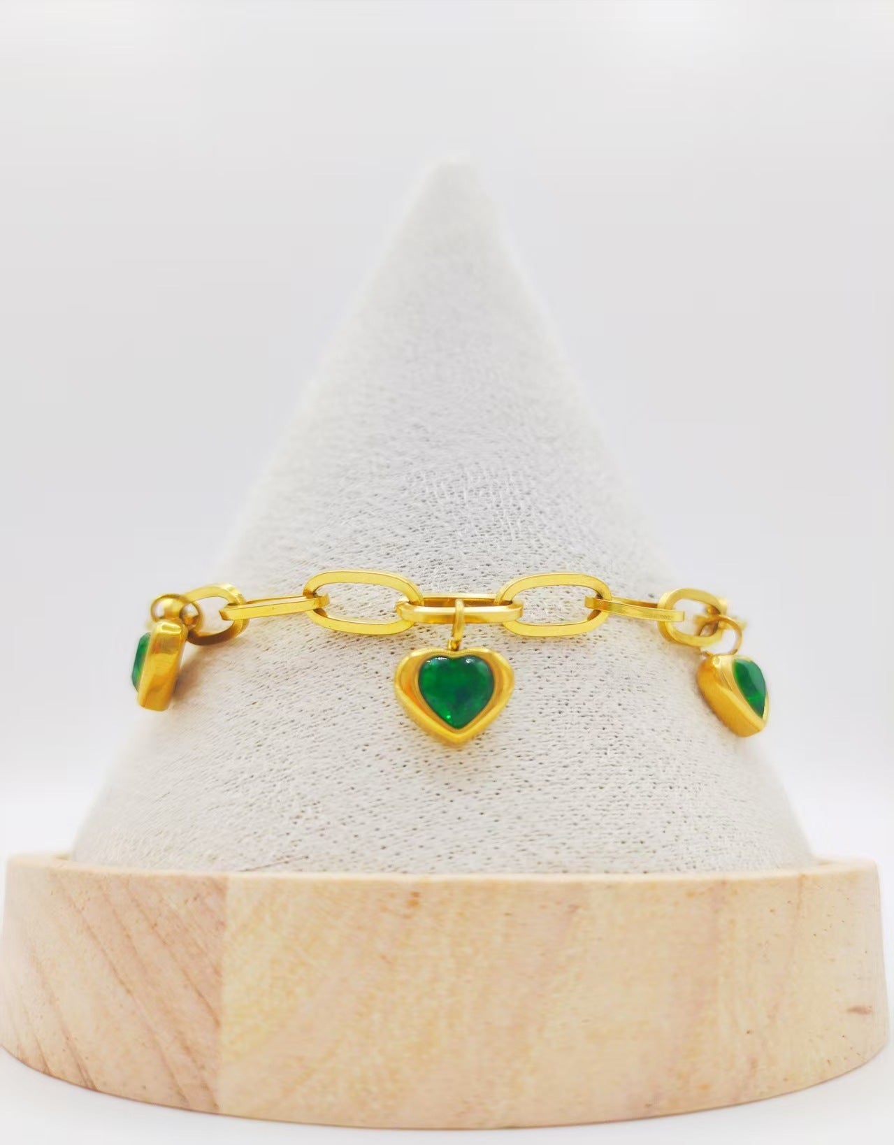 Heart-Shaped Handmade Bracelet