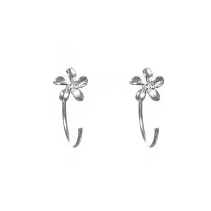 Elegant Flower Stud Earrings