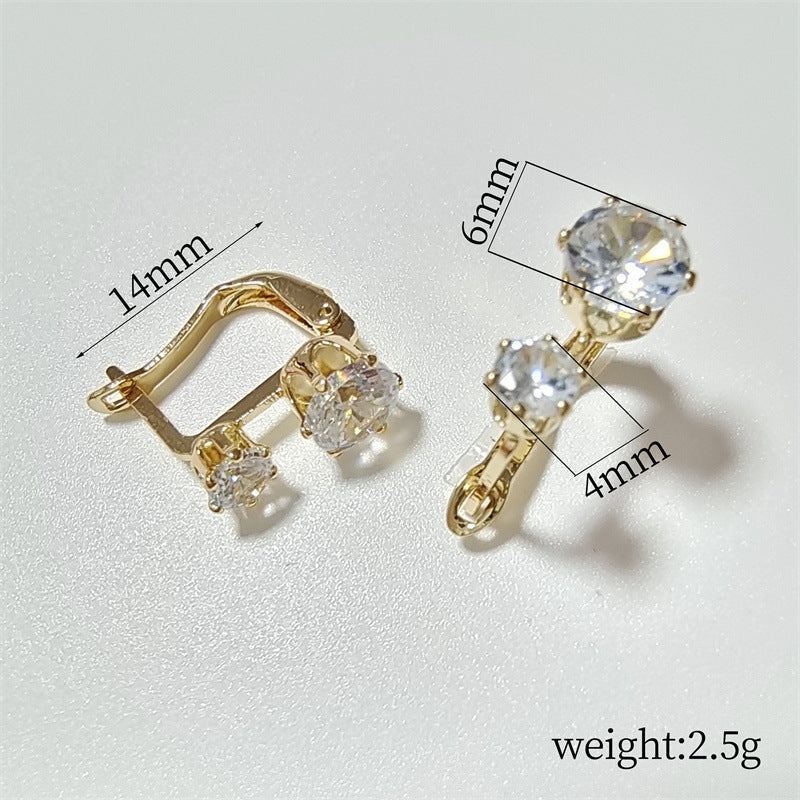 Luxury Zircon Geometric Earrings