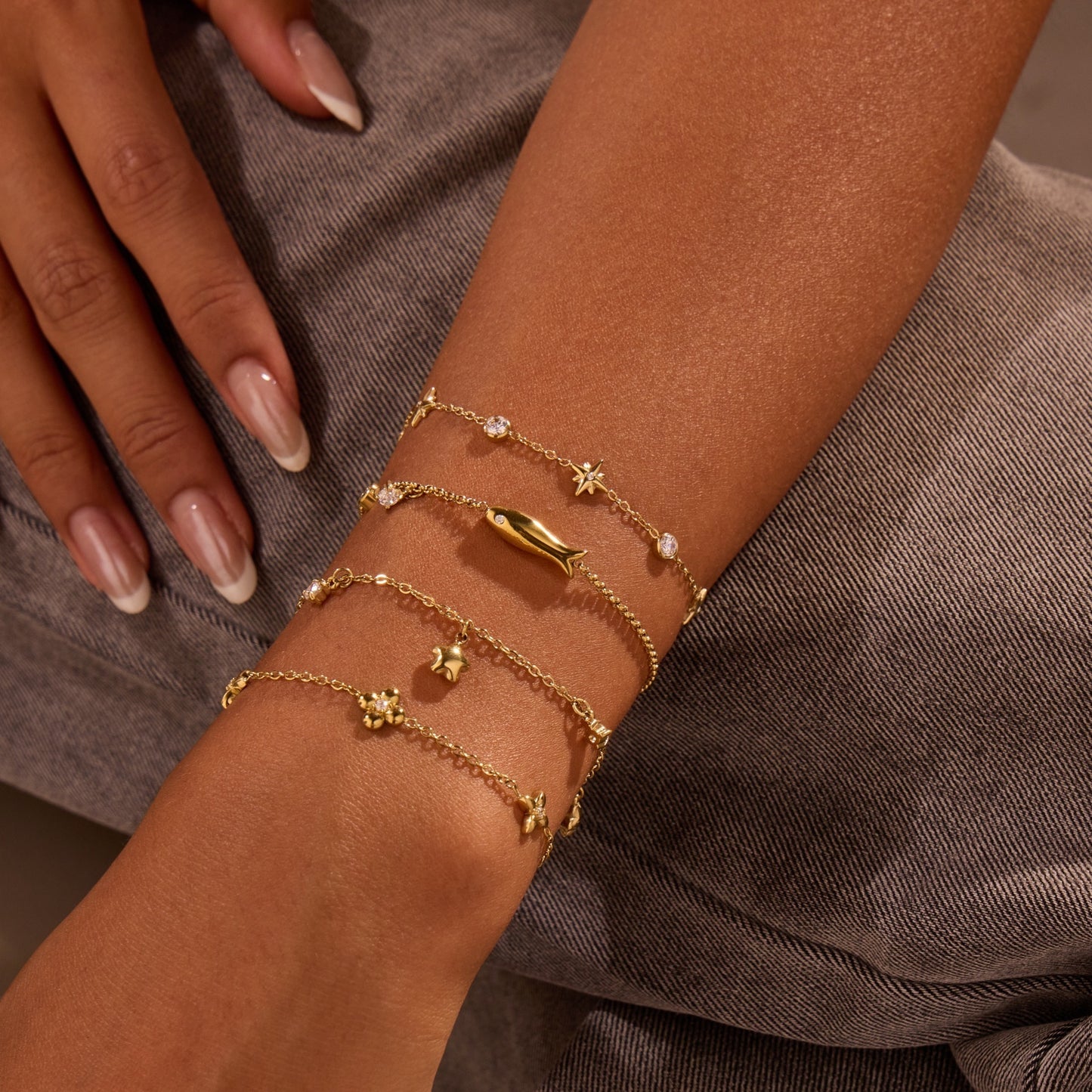 Exquisite Gold Plated Bracelet