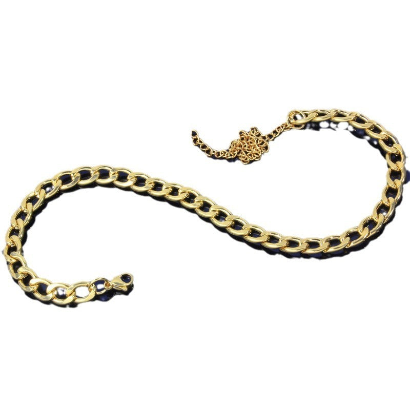 Titanium Steel Retro Anklet