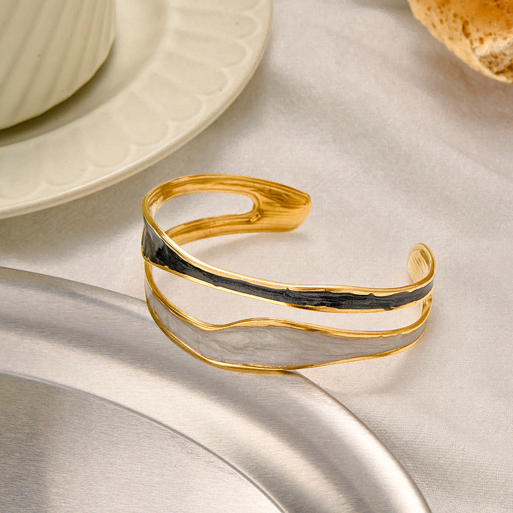 Stainless Steel Drip Bracelet