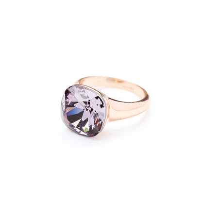 Classic Multi-Color Crystal Ring