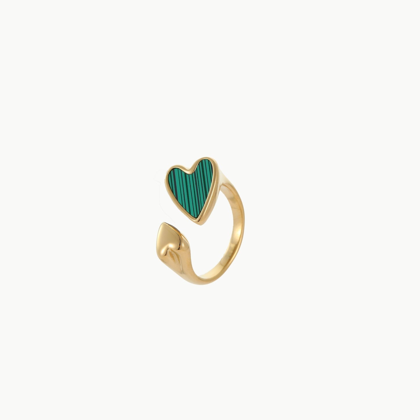 Geometric Open Titanium Ring