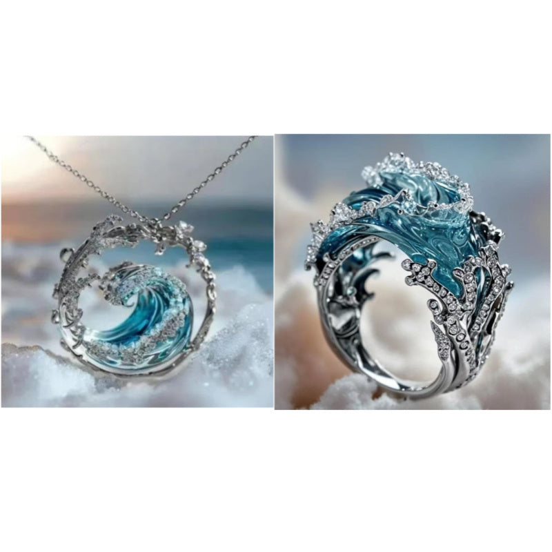 Elegant Stainless Steel Necklace Set