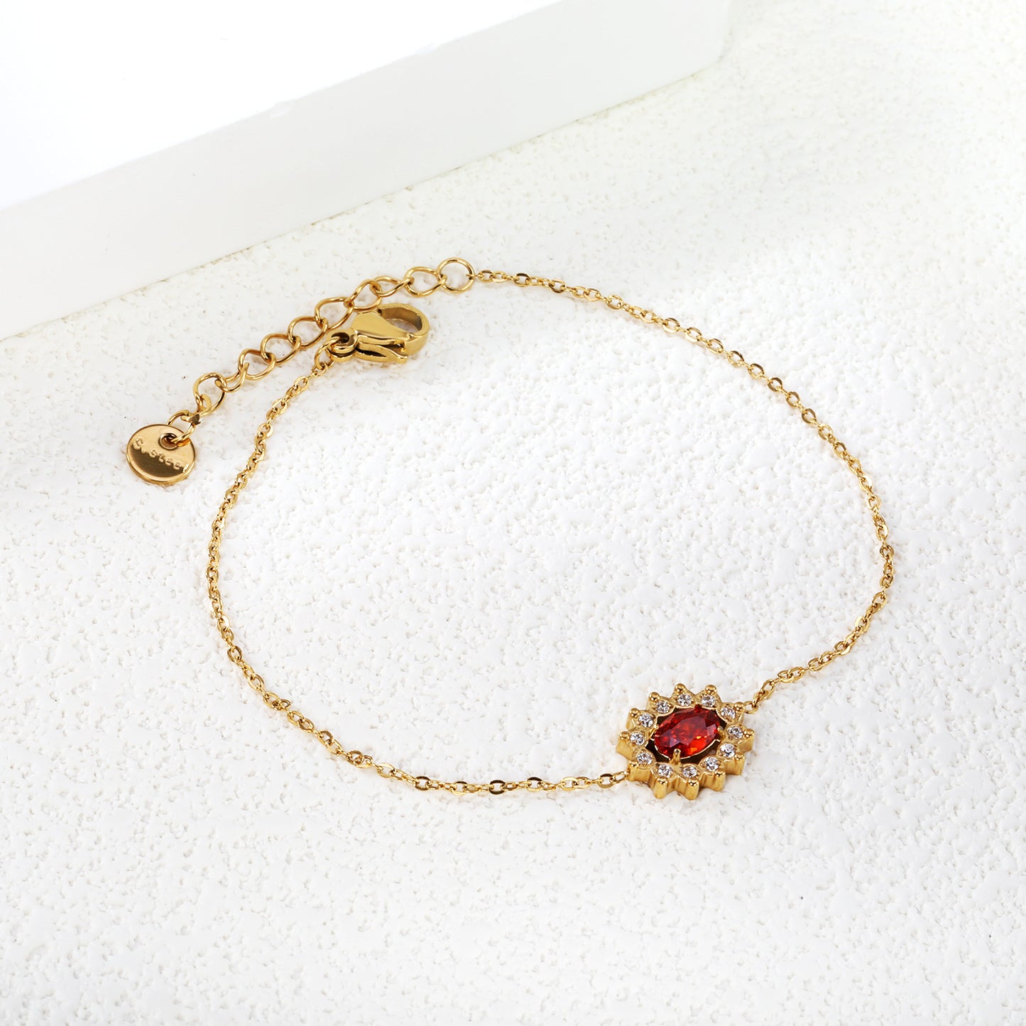 Elegant Round Drop Bracelet