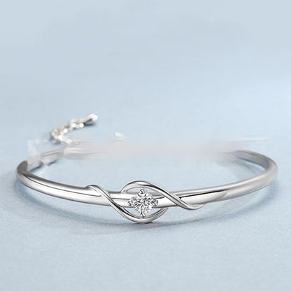 Elegant Metal Zirconium Bracelet