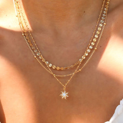 Rhinestone Star Pendant Necklace