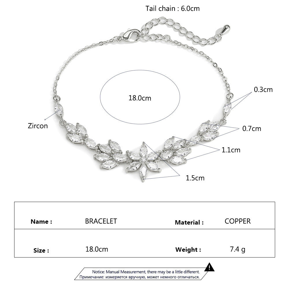 Elegant Floral Bracelet for Women