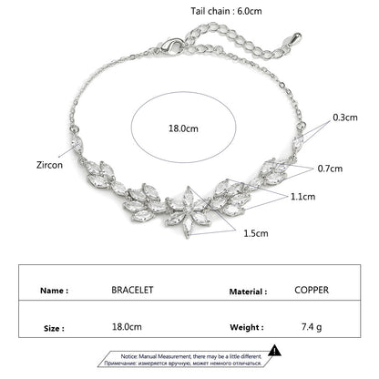 Elegant Floral Bracelet for Women