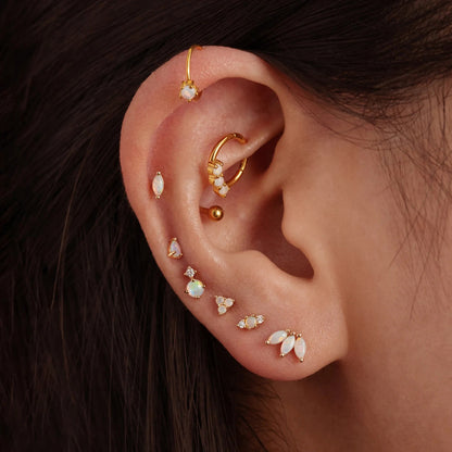 Elegant Thread Ear Bone Studs