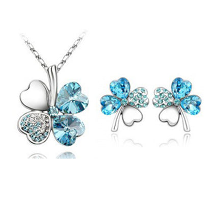 Four Leaf Clover Crystal Set