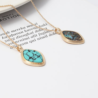 Exquisite Abalone Turquoise Necklace