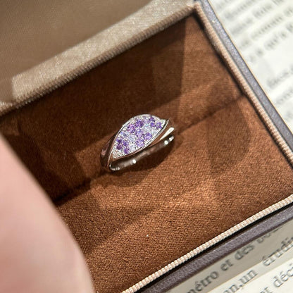 Lavender Diamond Elegance Ring