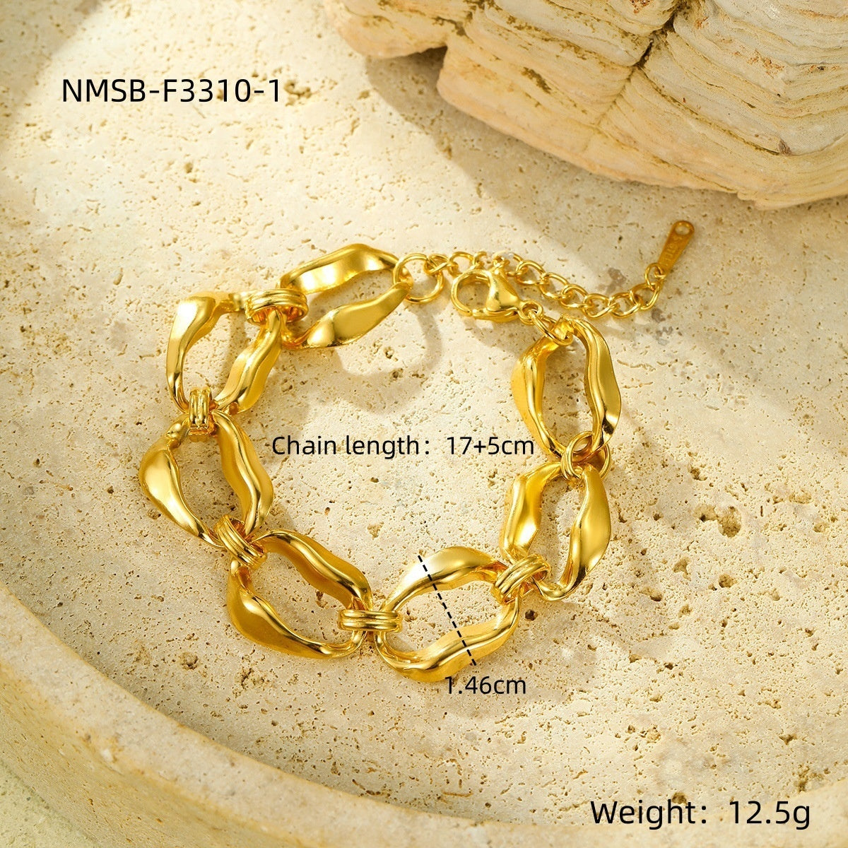 Elegant Gold Plated Bracelet