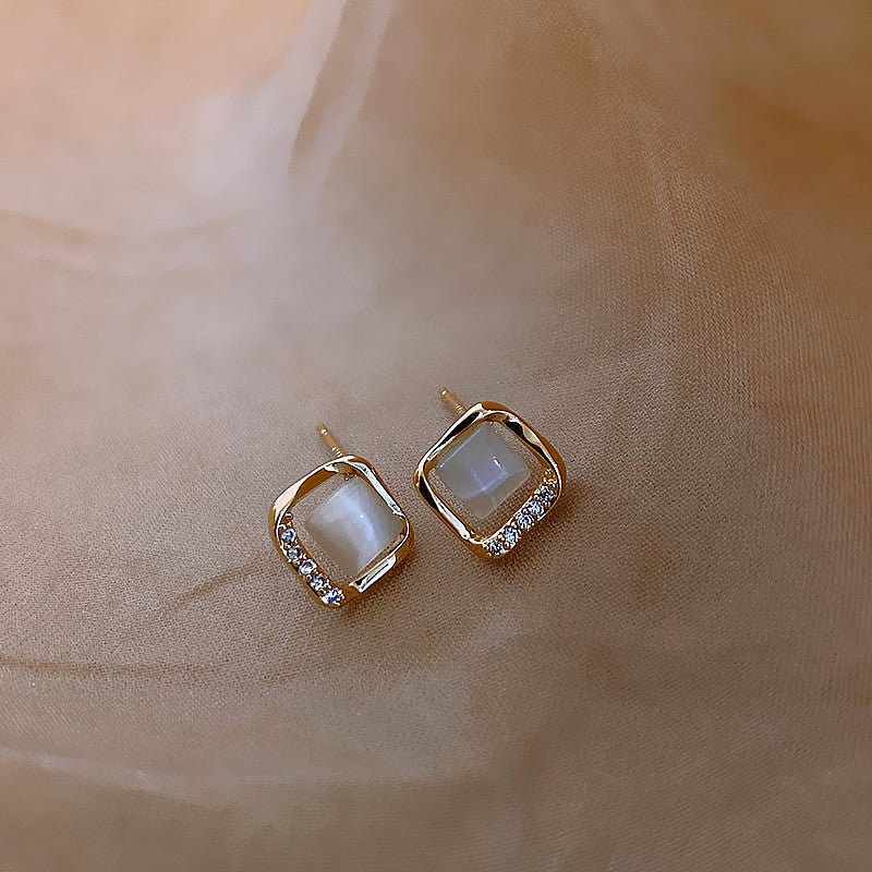 Light Luxury Square Earrings