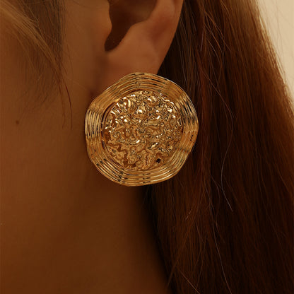 Golden Retro Easy Matching Earrings
