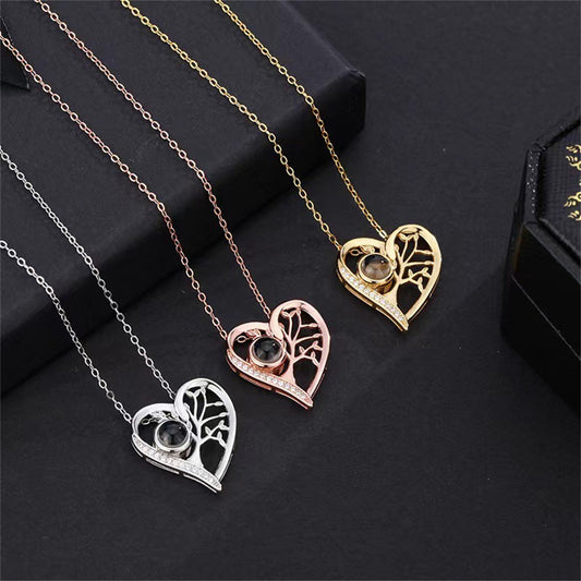 Love Tree Silver Necklace