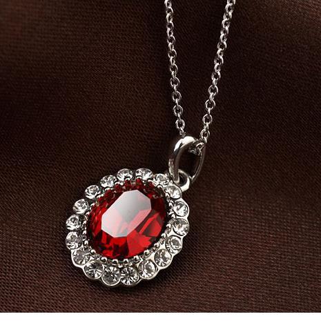 Elegant Oval Color Necklace
