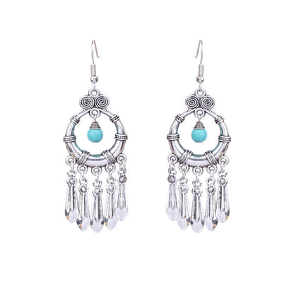 Bohemian Silver Elegance Earrings
