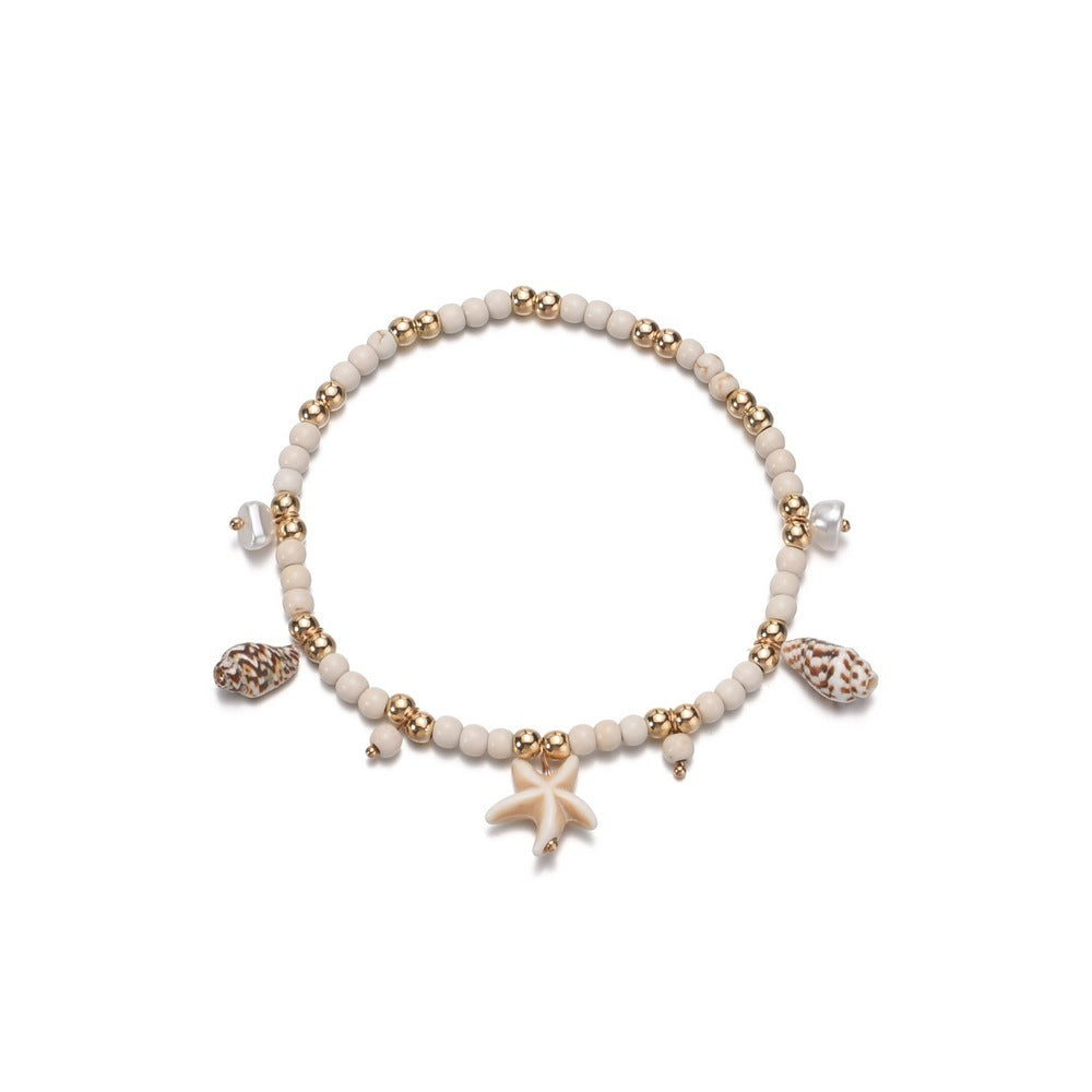 Turquoise Ocean Style Anklet