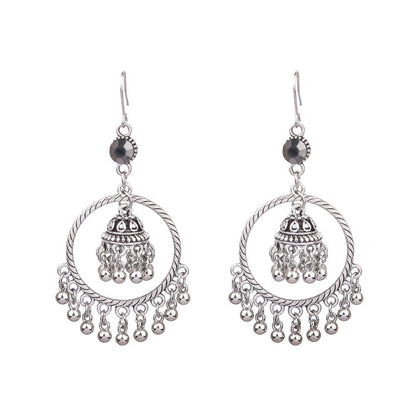 Bohemian Silver Elegance Earrings