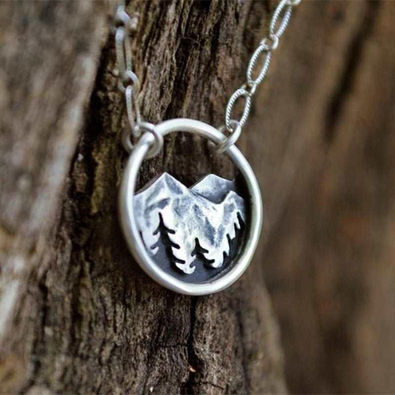 Dreamer Silver Mountain Necklace