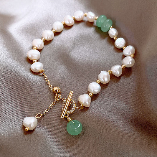 Irregular Pearl Adjustable Bracelet