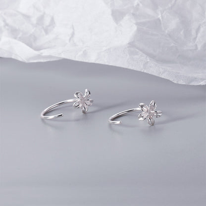Elegant Flower Stud Earrings
