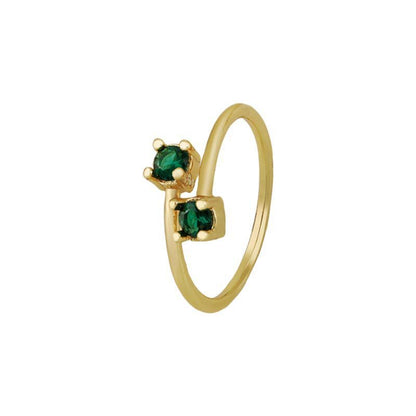 Zircon Sparkle Adjustable Ring
