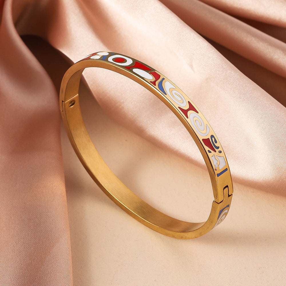 Exquisite Titanium Steel Bracelet