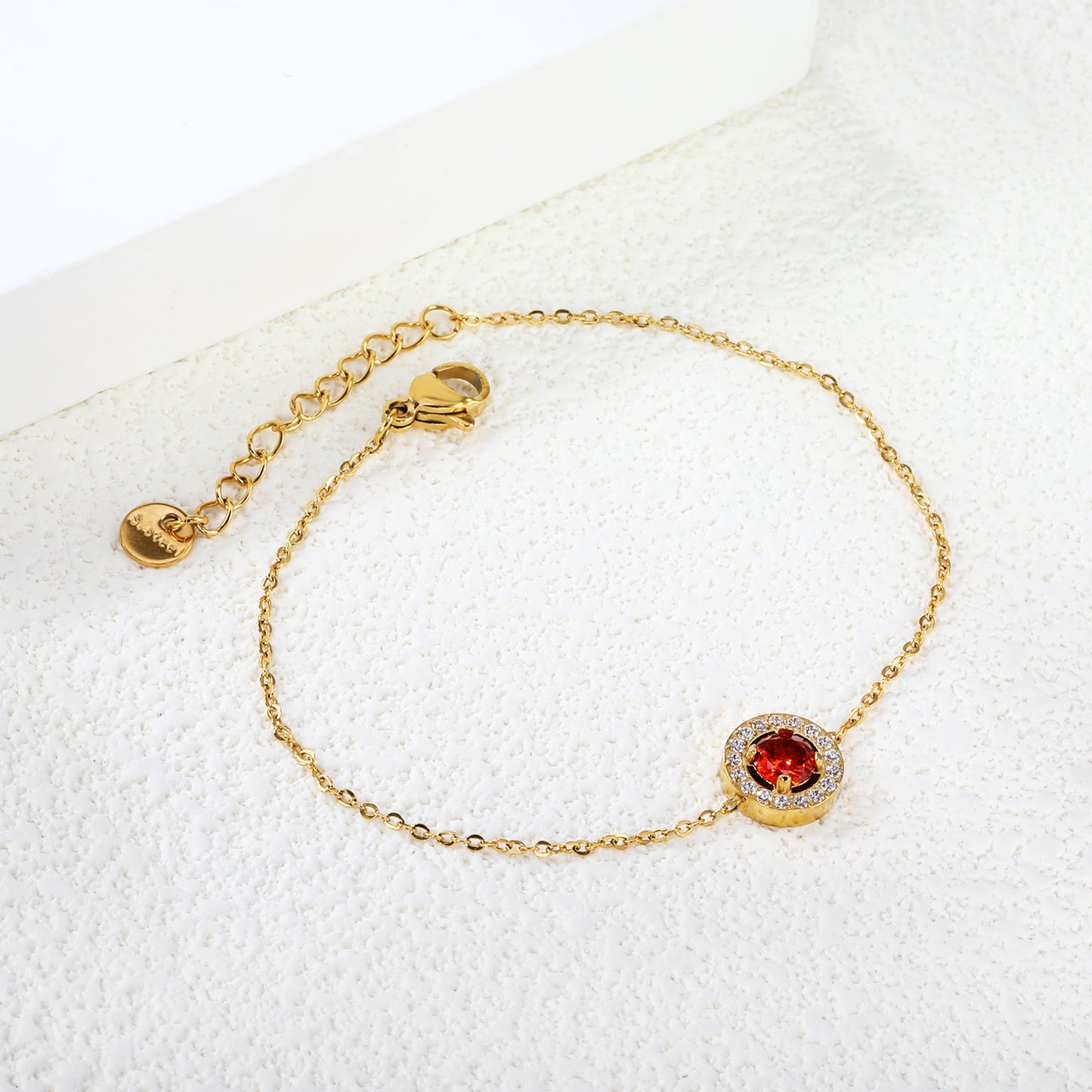 Elegant Round Drop Bracelet