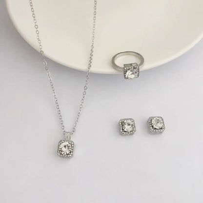 Elegant Square Necklace Set