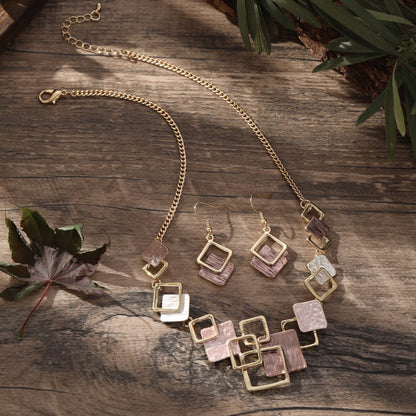 Artistic Geometric Jewelry Set