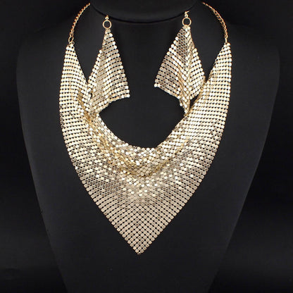 Silk Scarf Necklace Set