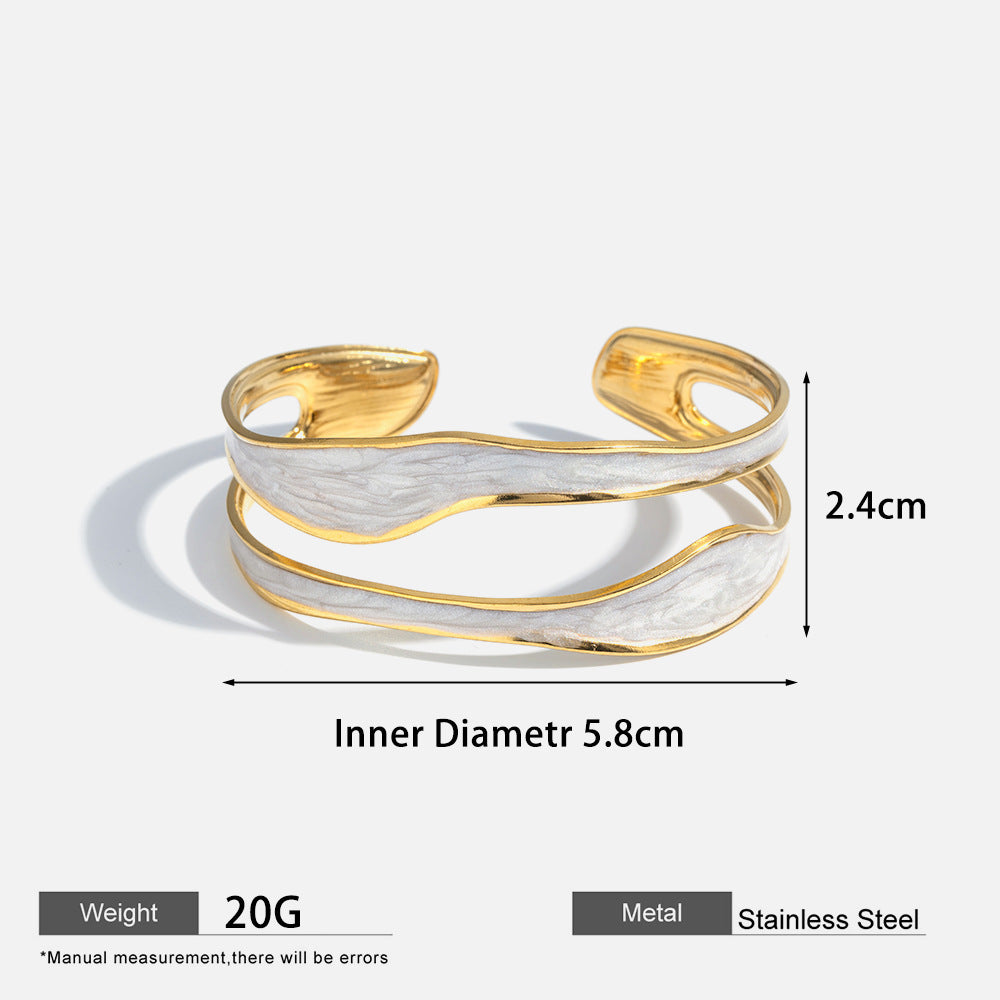 Stainless Steel Drip Bracelet