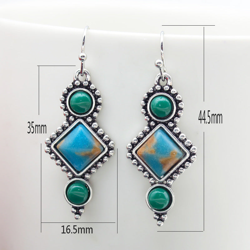 Vintage Thai Dragon Earrings
