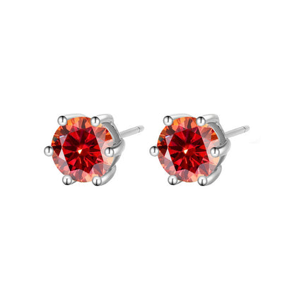 Elegant Moissanite Ear Studs