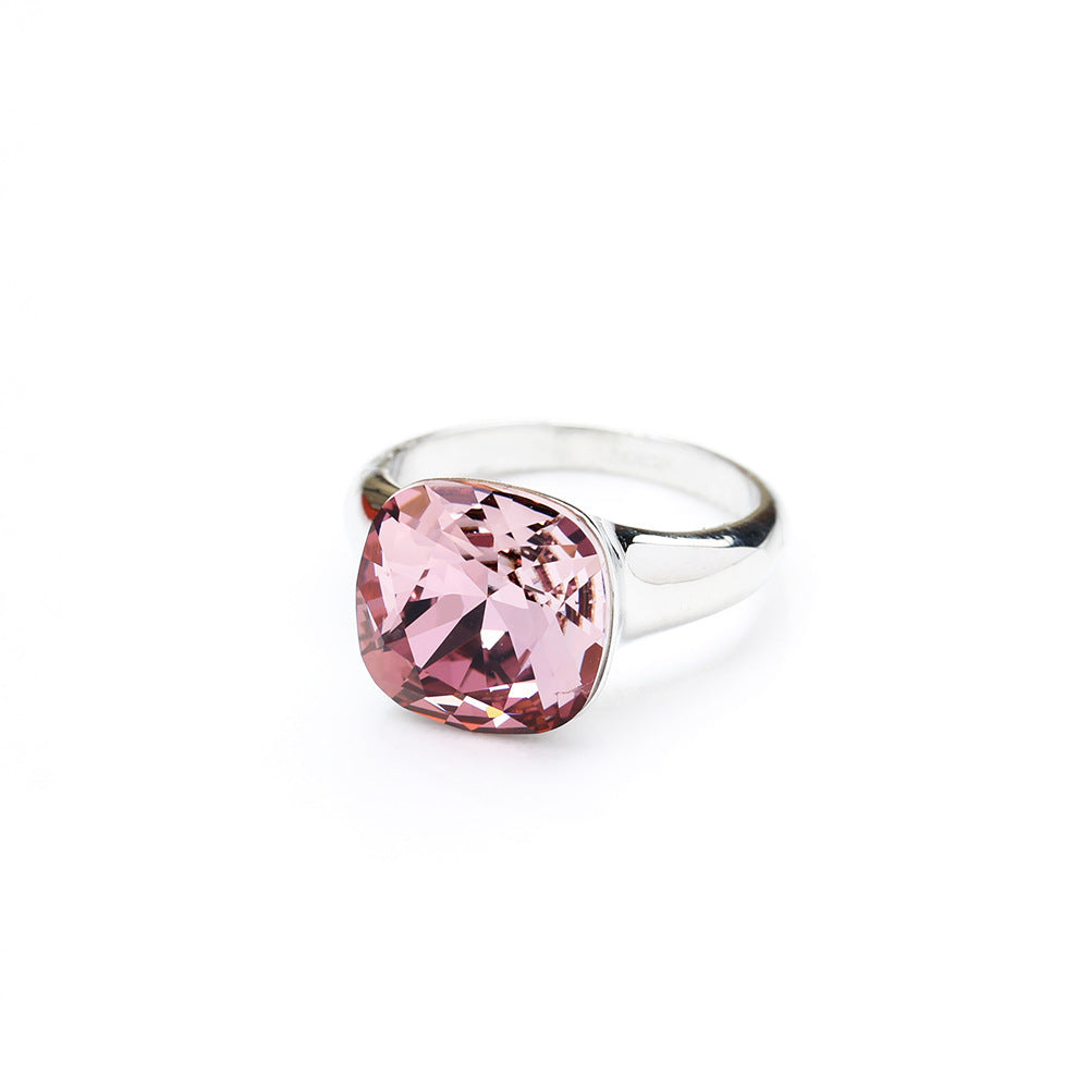 Classic Multi-Color Crystal Ring