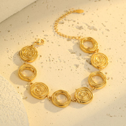 Elegant Stainless Steel Necklace Set
