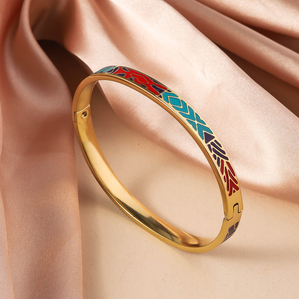 Exquisite Titanium Steel Bracelet