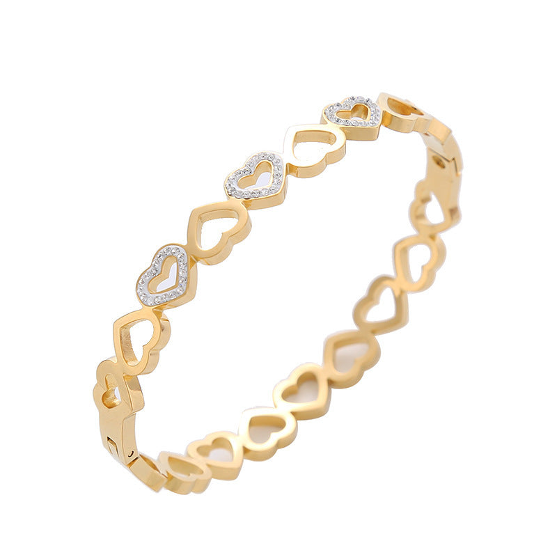 Heart to Heart Diamond Bracelet