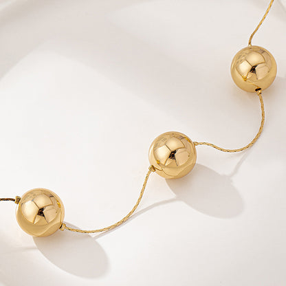 Elegant Geometry Bead Necklace