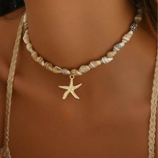 Elegant Pearl Shell Necklace